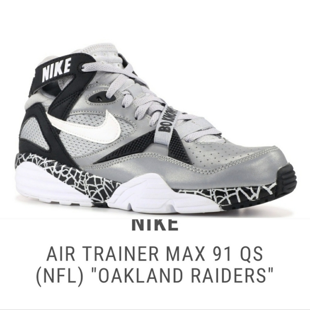 Nike Air Trainer Max 91 QS (NFL) Oakland Raiders size 10